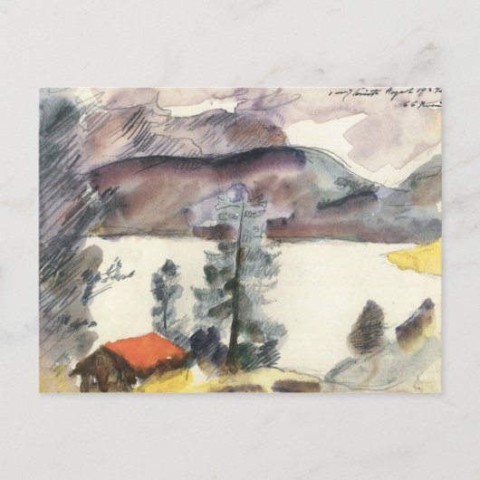 Walchensee von Lovis Corinth Postkarte (Vorderseite)