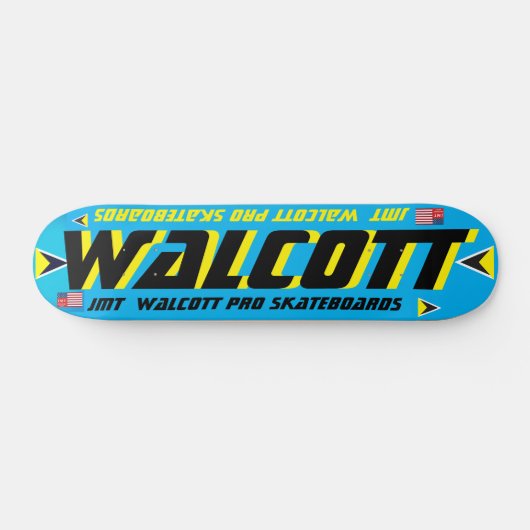 WALCOTT 2 JMT ST LUCIA7 3/4" Skateboard Deck (Horizontal)