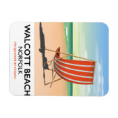 Walcott Beach, Norfolk-Poster Magnet (Horizontal)