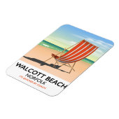 Walcott Beach, Norfolk-Poster Magnet (Linke Seite)