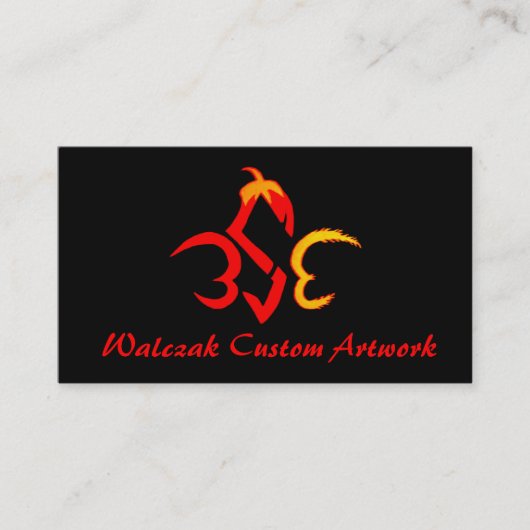 Walczak Gewohnheits-Grafik Visitenkarte (Vorderseite)