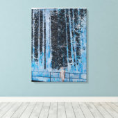 Wald- 4 Stunden am Tag 2009 Leinwanddruck (Insitu (Holzboden))