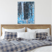 Wald- 4 Stunden am Tag 2009 Leinwanddruck (Insitu (Schlafzimmer))