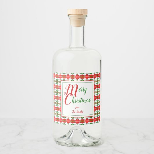 Wald Alkoholflaschenetikett (Vorderseite)