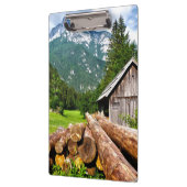Wald am Berghang Lumberjack Camp Klemmbrett (Links)