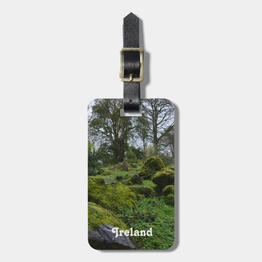 Wald am Geschwätz-Schloss Gepäckanhänger (Vorderseite vertikal)