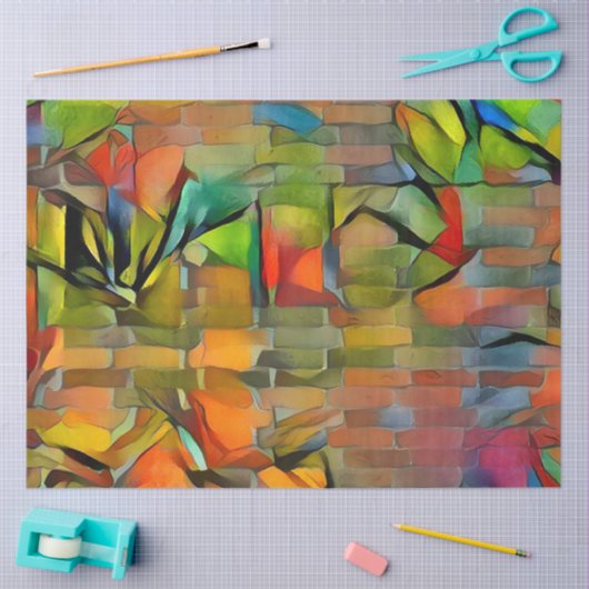 Wald an der Wall Art Collection Seidenpapier (Basteln)