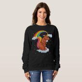 Wald Animal Lover Rainbow Squirrelcorn Unicorn S Sweatshirt (Vorne ganz)