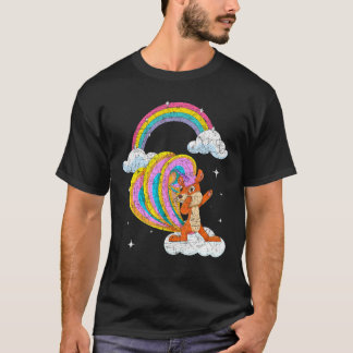 Wald Animal Rainbow Squirrelcorn Fantasy Squirre T-Shirt