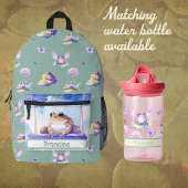 Wald-Aquarellfrosch auf einer Schaukelschule Bedruckter Rucksack