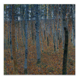 Wald Art Gustav Klimt-Beech Grove Glanz Poster