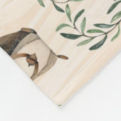 Wald-Baby-Tier Fleecedecke (Ecke)