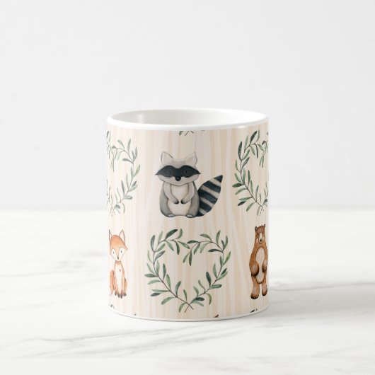 Wald-Baby-Tier Kaffeetasse (Mittel)