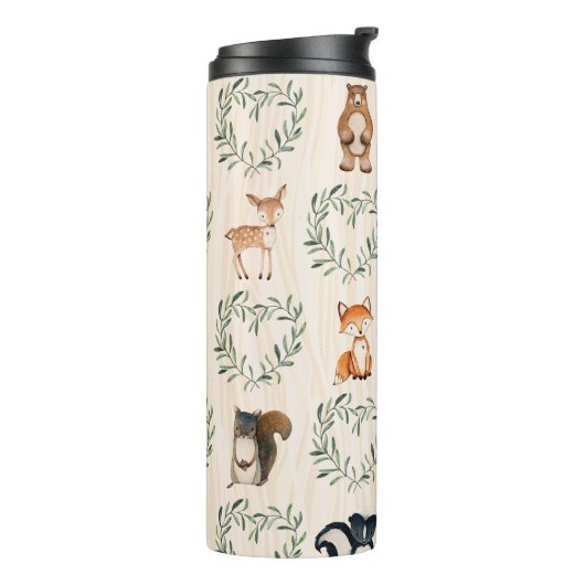 Wald-Baby-Tier Thermosbecher (Nach links gedreht)