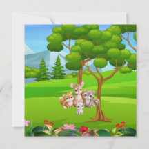 Wald-Baby-Tiere Baby-Bib — Süße Wald Freunde