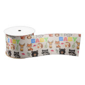 Wald-Babyparty Satinband (Spule)