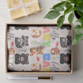 Wald-Babyparty Seidenpapier (Geschenk)
