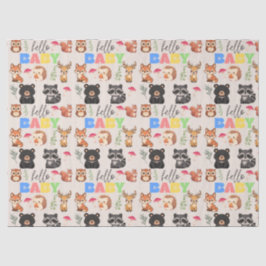 Wald-Babyparty Seidenpapier