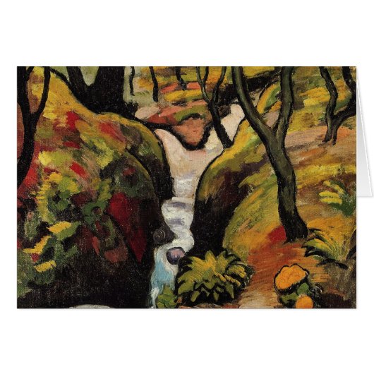 Wald Bach von August Macke Vintage Expressionismus (Vorderseite (Horizontal))