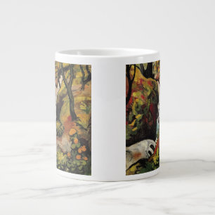 Wald Bach von August Macke Vintage Expressionismus Jumbo-Tasse