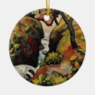 Wald Bach von August Macke Vintage Expressionismus Keramikornament