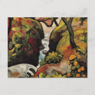 Wald Bach von August Macke Vintage Expressionismus Postkarte