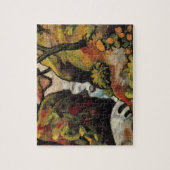 Wald Bach von August Macke Vintage Expressionismus Puzzle (Vertikal)
