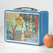 Wald-Bad-Metall-Lunchbox Metall Brotdose (Beispiel)