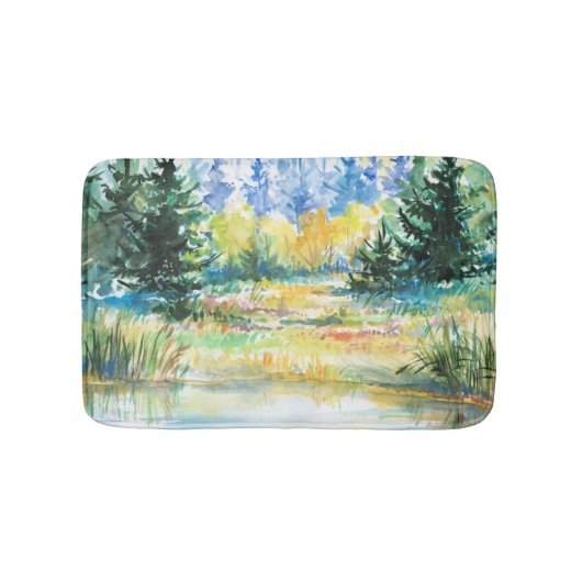 Wald Badematte (Vorderseite)