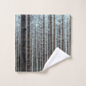 Wald Badhandtuch Set (Waschlappen)