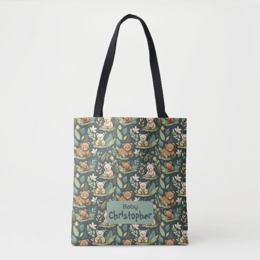 Wald Bär Tasche (Vorderseite)