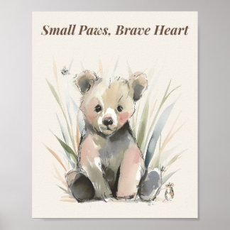 Wald Bären-Kinderzimmer Wandkunst Druck Poster