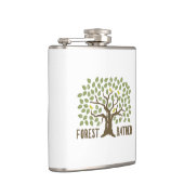 Wald Bather Birds Flachmann (Rechts)