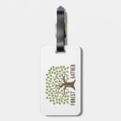 Wald Bather Birds Gepäckanhänger (Rückseite vertikal)