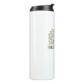 Wald Bather Birds Thermosbecher (Nach links gedreht)