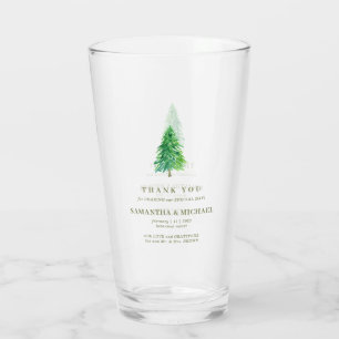 Wald Baum Blume Moderne Einfache Hochzeit Glas