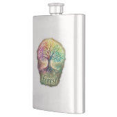 Wald Baum des Lebens Flasche Flachmann (Links)