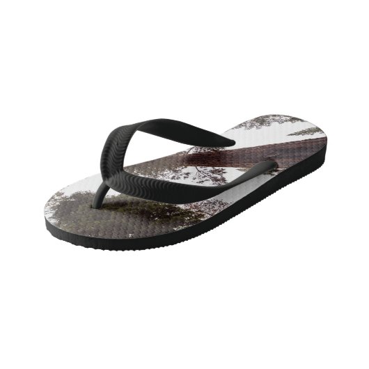 Wald, Baum Kinderbadesandalen (Schrägansicht)