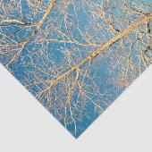 Wald Bäume Blue Sky Winter Woodland Seidenpapier (Ausschnitt)