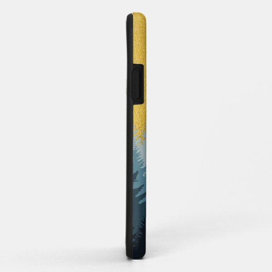 Wald Bäume Goldene Landschaft Case-Mate iPhone Hülle (Hinten/Rechts)