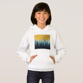 Wald Bäume Goldene Landschaft Hoodie (Vorne ganz)