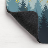 Wald Bäume Goldene Landschaft Mousepad (Ecke)