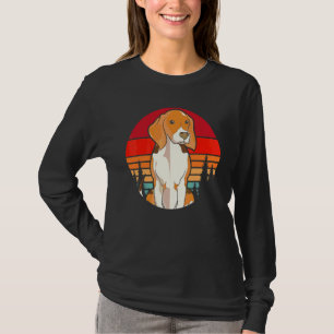 Wald Bäume Hund Besitzer Süßer Hund Retro Beagle T-Shirt
