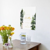 Wald Begrüßungsarsch Foliendrucke (Ablage(Küche))