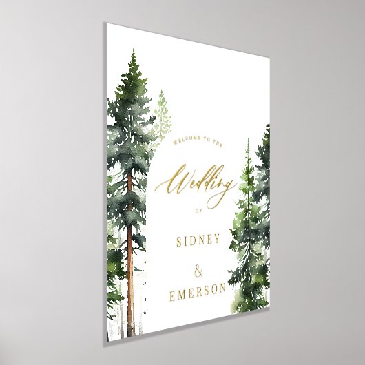 Wald Begrüßungsarsch Foliendrucke (Ablage )