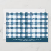 Wald Berg Rustikale Erlebnisdusche Einladung (Rückseite)