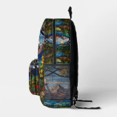 Wald Bergszene  Bedruckter Rucksack (Rechts)