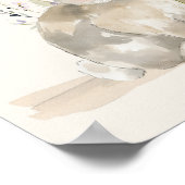 Wald-Bettgehroutine-Poster Poster (Ecke)