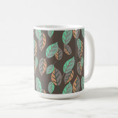 Wald-Blätter-Kaffeetasse Kaffeetasse (VorderseiteRechts)