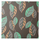 Wald Blätter Keramik Fliesen (Vorderseite)